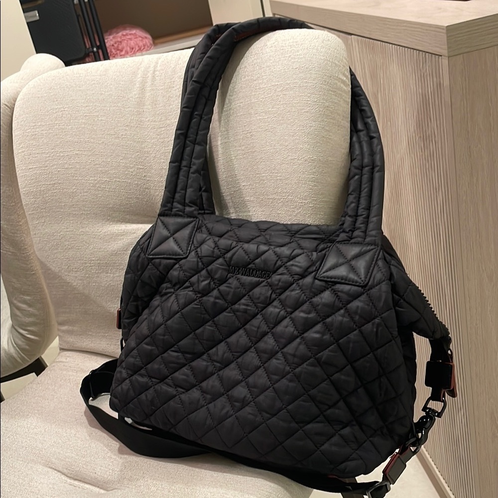 MZ WALLACE Black Quilted Women's Bag